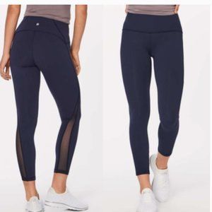 Lululemon Train Times Leggings (25) Midnight Navy